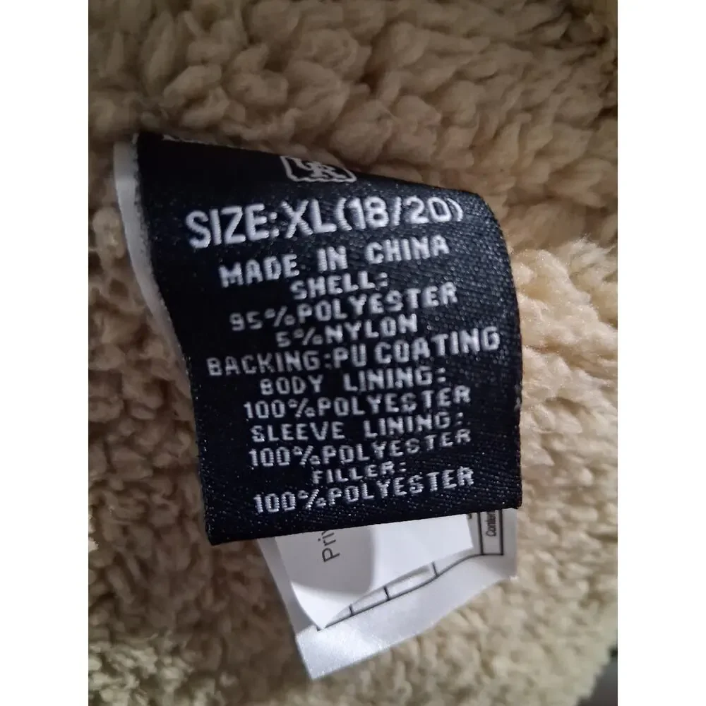Urban‎ Republic Boys' size XL 18/20 Sherpa Lined Corduroy Western Jacket Mens S